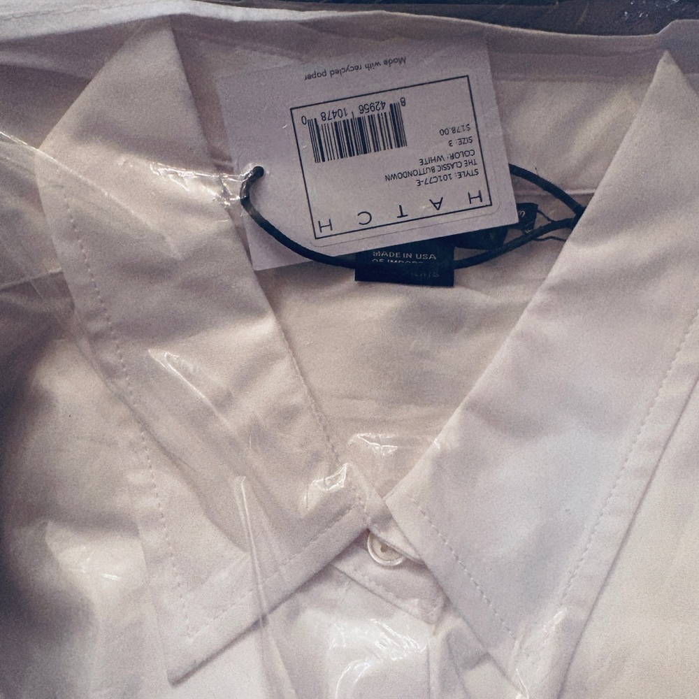 nwt Hatch Collection Nursing Friendly Maternity Classic Buttondown White Large 3 - Picture 11 of 16